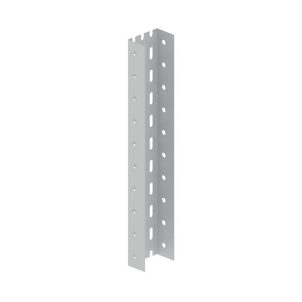 Unex U-Profil gelocht, grau, 3m 66898